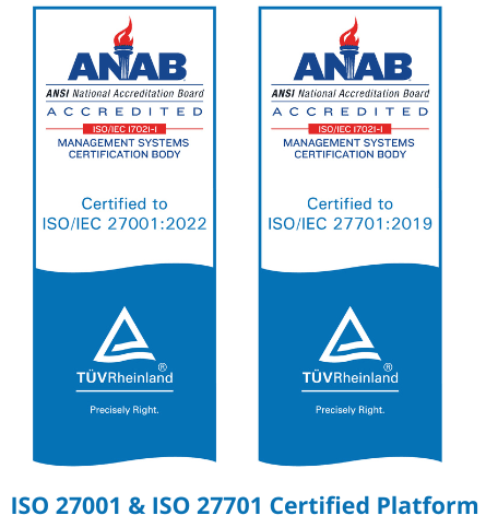 ISO certification Confidentialité et sécurité