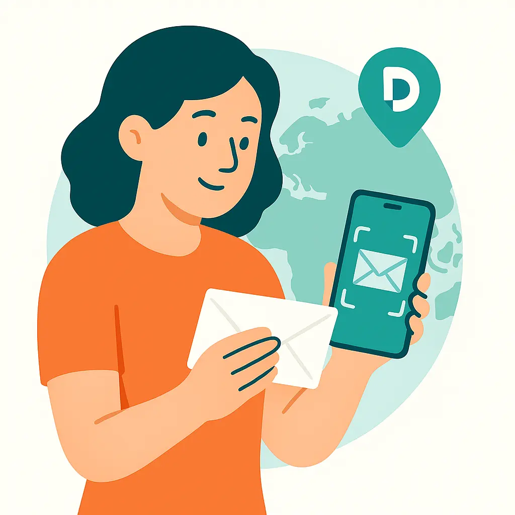 Scanning mail Mail processing