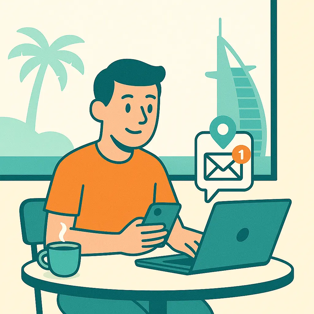 How remote workers in Dubai receive their post