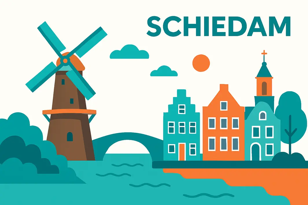 postal address in Schiedam