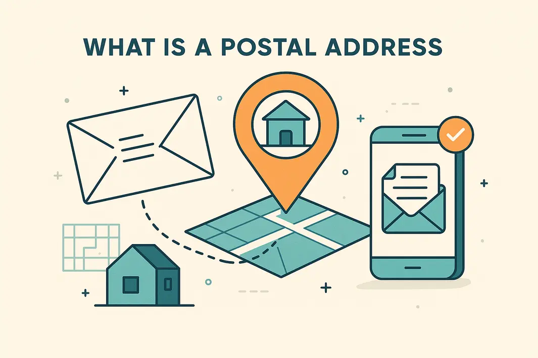 What is a postal address — a real location that mail is routed to and that identifies you to banks and institutions. What is a Digital PO Box?